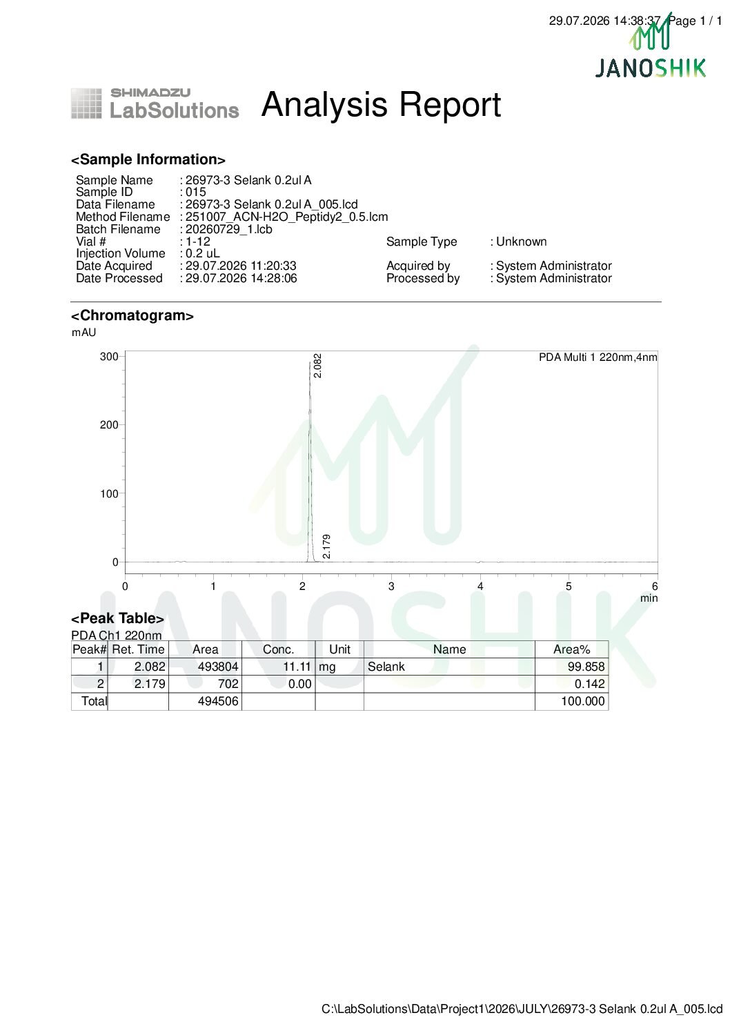Home 14 Selank 10mg pdf
