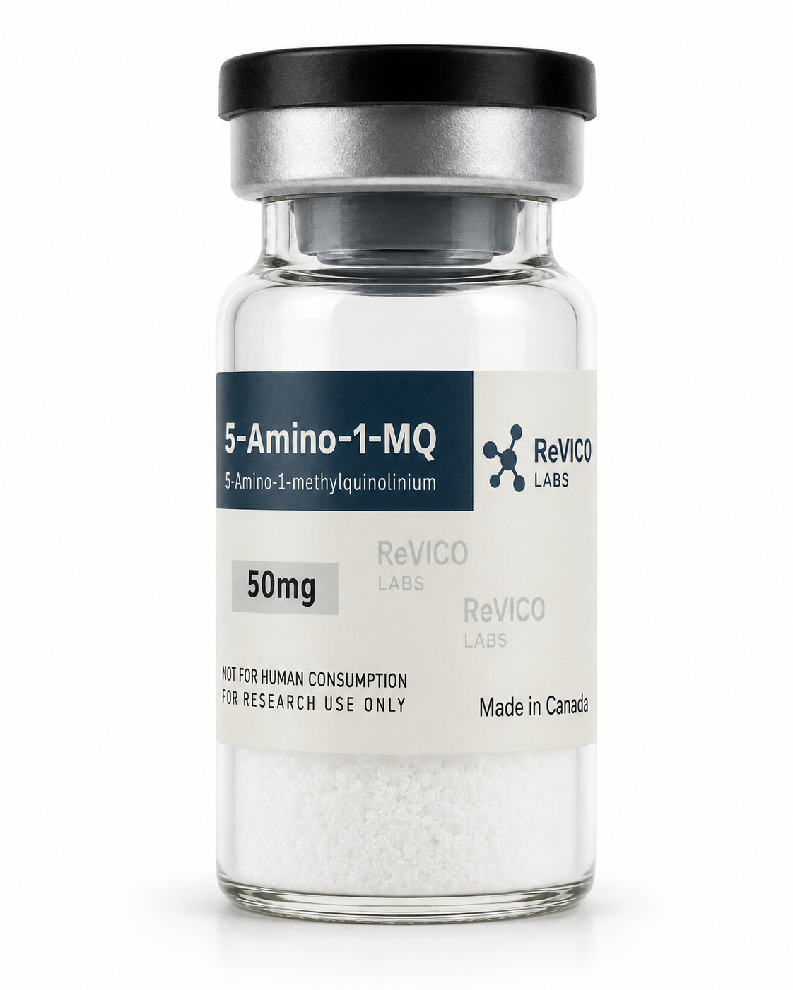 5-Amino-1-MQ 50mg Canada | NNMT Research Compound | ReVICO Labs 1 AOD-9604 10mg research peptide vial - Modified HGH Fragment - ReVICO Labs Canada