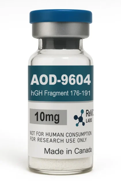 AOD-9604 10mg research peptide vial – ReVICO Labs