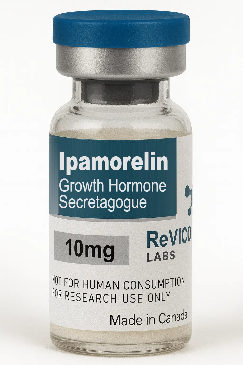 Ipamorelin (10mg) research peptide vial