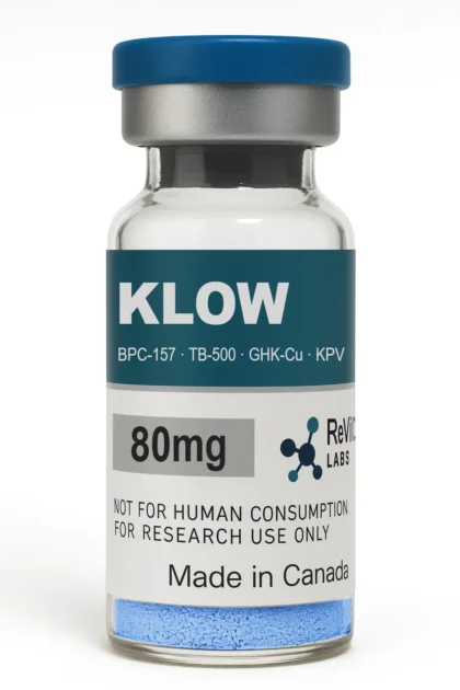 KLOW Blend 80mg research peptide vial – ReVICO Labs