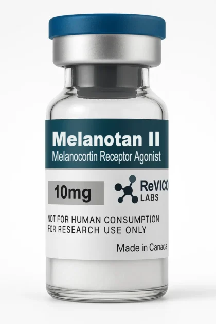 Melanotan II (10mg) research peptide vial