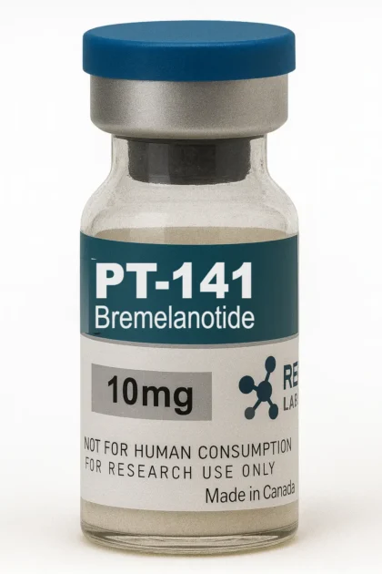 PT-141 (10mg) research peptide vial