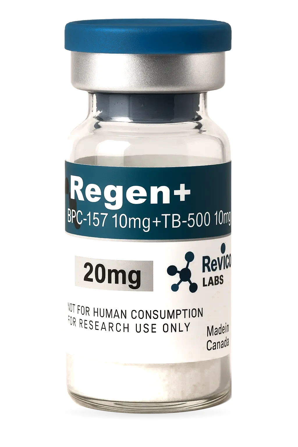 Regen+ Blend (BPC-157 10mg + TB-500 10mg) 1 Regen+ Blend (BPC-157 10mg + TB-500 10mg) research peptide vial