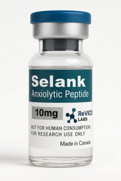 Selank (10mg) research peptide vial