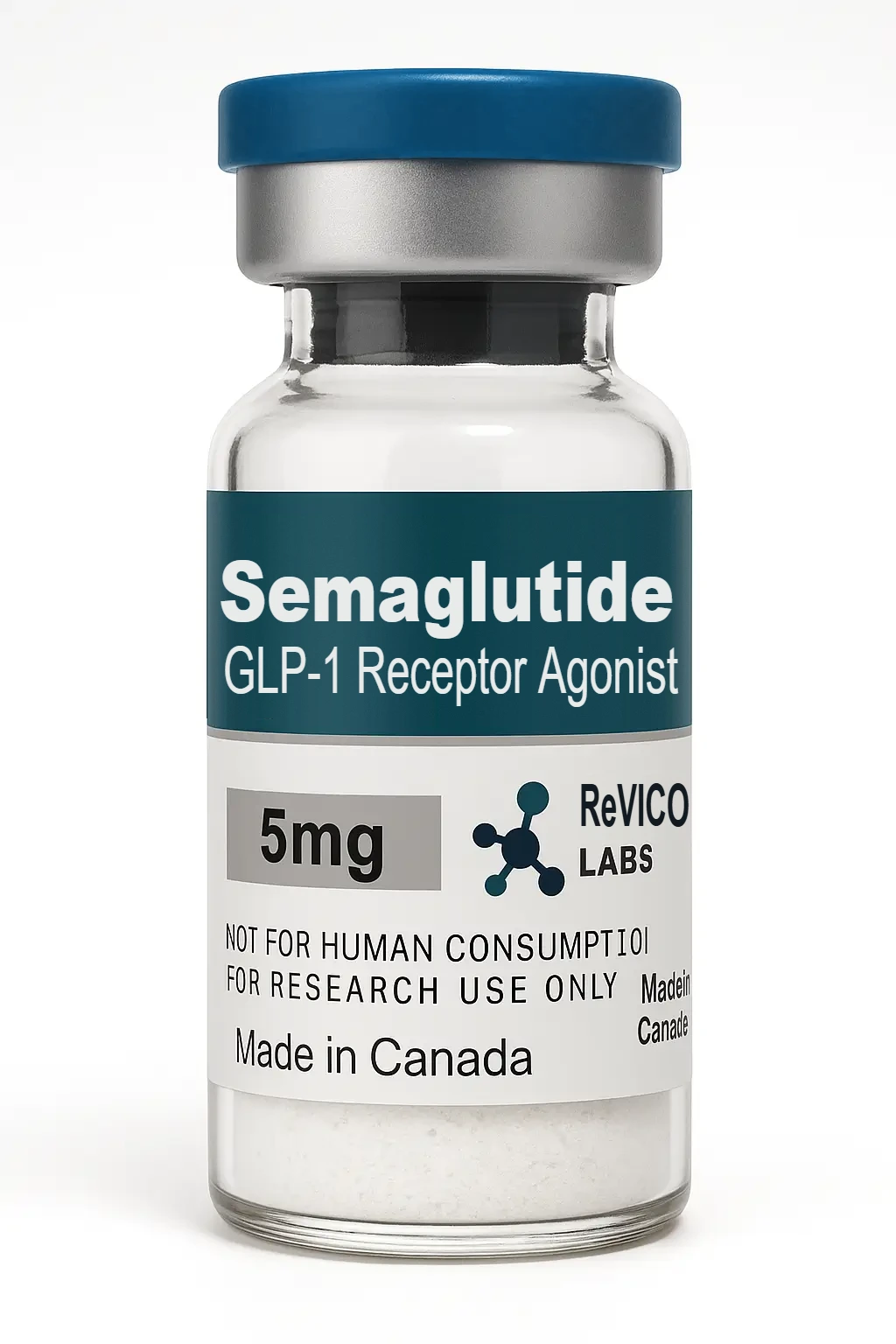 Semaglutide (5mg) 1 Semaglutide (5mg) research peptide vial