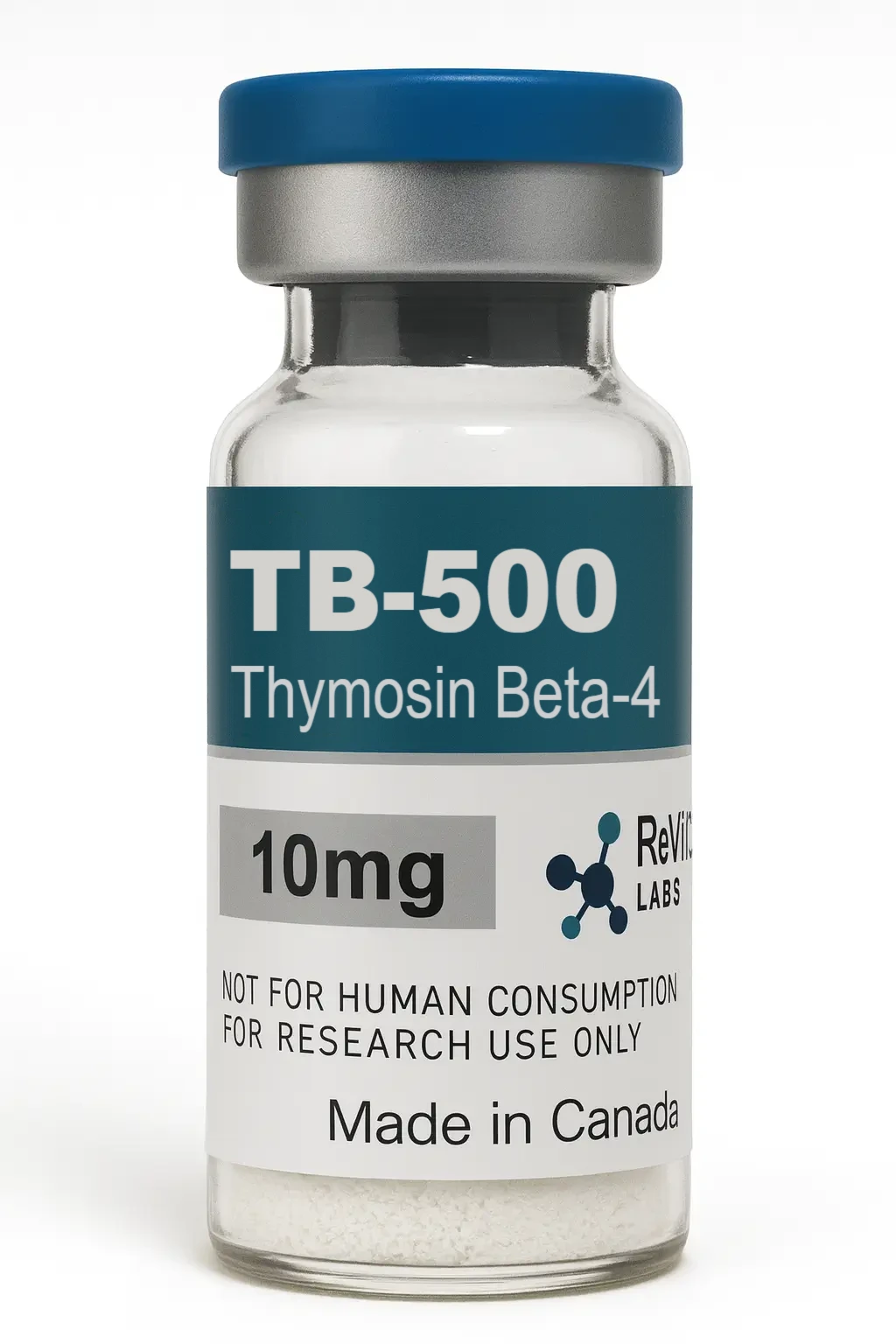 TB-500 (10mg) 1 TB-500 10mg research peptide vial – ReVICO Labs